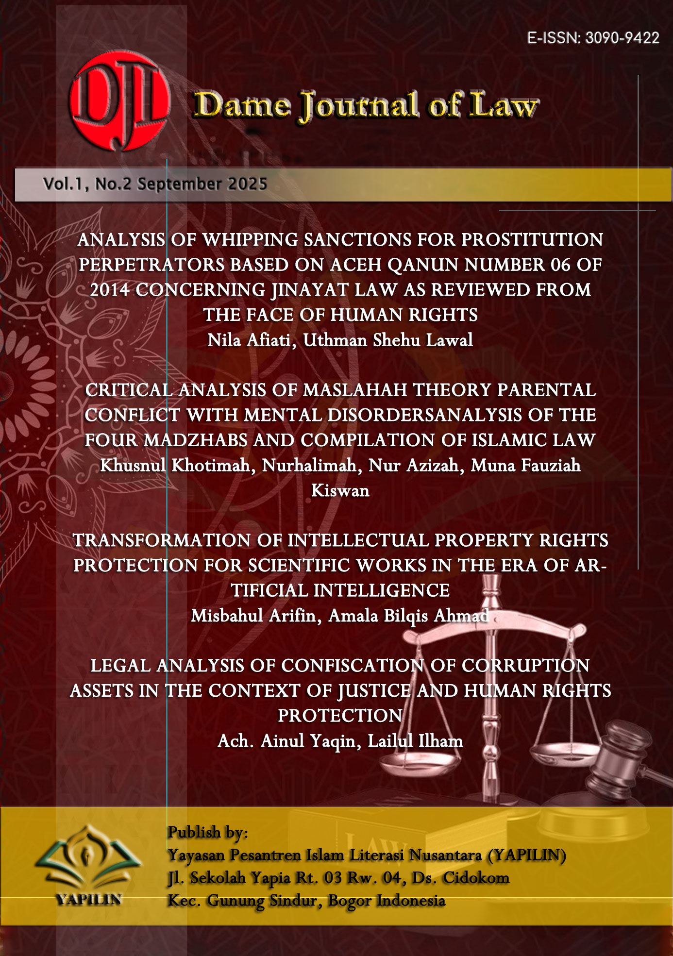 					View Vol. 1 No. 2 (2025): DJL
				